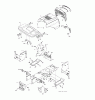 Jonsered LT2113 (96011026600) - Lawn & Garden Tractor (2007-09) Ricambi CHASSIS ENCLOSURES