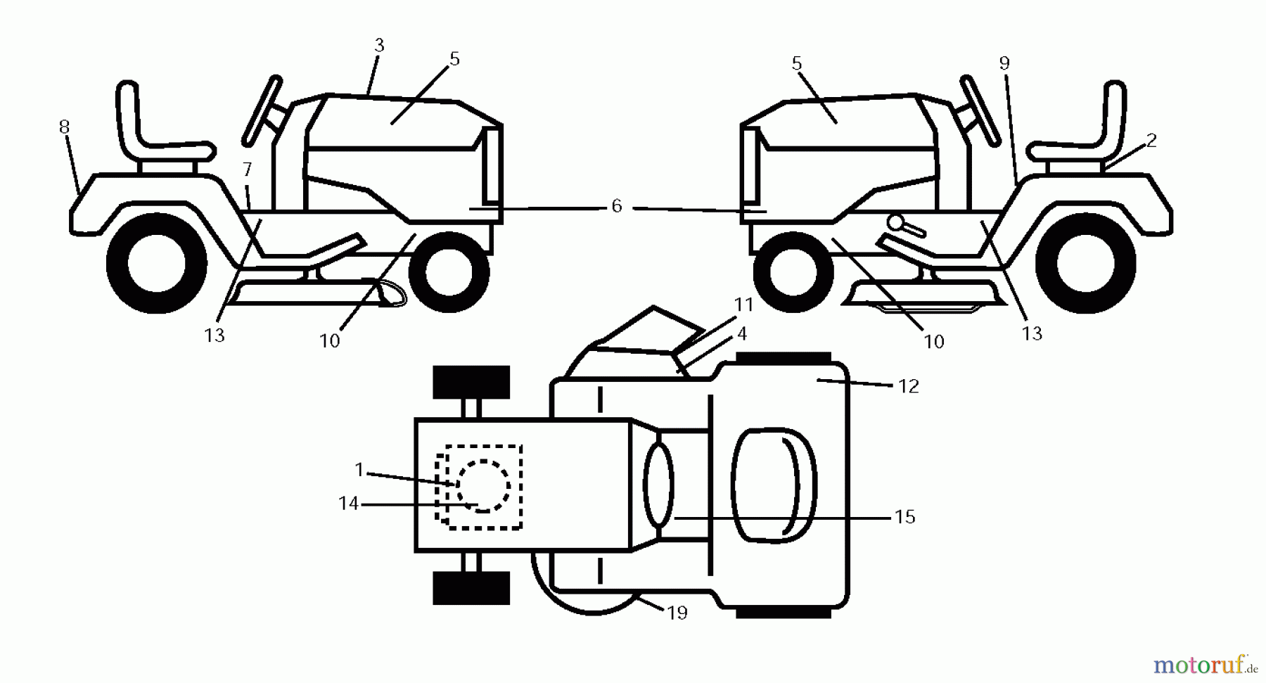  Jonsered Rasen  und Garten Traktoren LT2114 (96011029302) - Jonsered Lawn & Garden Tractor (2011-10) DECALS
