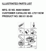 Jonsered LT2115 CM (96061008001) - Lawn & Garden Tractor (2006-04) Ricambi FREQUENTLY USED PARTS
