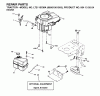 Jonsered LT2115 CMA (96061001003) - Lawn & Garden Tractor (2006-01) Listas de piezas de repuesto y dibujos ENGINE