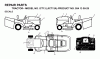 Jonsered ICT13 (JICT13A, 954130029) - Lawn & Garden Tractor (1999-03) Ricambi DECALS