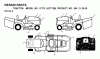 Jonsered ICT13 (JICT13B, 954130039) - Lawn & Garden Tractor (2000-02) Ricambi DECALS