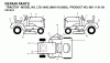 Jonsered LT2118 A2 (96011012900) - Lawn & Garden Tractor (2006-01) Ricambi DECALS