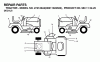Jonsered LT2120 A2 (96011022500) - Lawn & Garden Tractor (2006-03) Ricambi DECALS