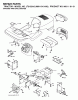 Jonsered LT2122 A2 (96011013100) - Lawn & Garden Tractor (2006-04) Ricambi CHASSIS ENCLOSURES