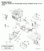 Jonsered LT2122 A2 (96011013100) - Lawn & Garden Tractor (2006-04) Ricambi ENGINE CUTTING EQUIPMENT