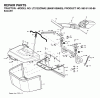 Jonsered LT2122 CMA2 (96061008600) - Lawn & Garden Tractor (2006-04) Ricambi BAGGER