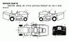 Jonsered ICT13A (JICTH13A, 954130040) - Lawn & Garden Tractor (2000-02) Ricambi DECALS