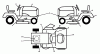 Jonsered LT2213 A (96041015203) - Lawn & Garden Tractor (2011-08) Pièces détachées DECALS
