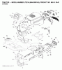 Jonsered LT2216 (96041003104) - Lawn & Garden Tractor (2007-10) Ricambi CHASSIS ENCLOSURES