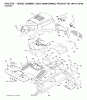 Jonsered LT2216 (96041005600) - Lawn & Garden Tractor (2007-04) Ricambi CHASSIS ENCLOSURES