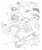 Jonsered LT2216 (96041010103) - Lawn & Garden Tractor (2010-10) Ricambi CHASSIS ENCLOSURES
