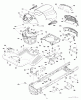 Jonsered LT2216 (96041010200) - Lawn & Garden Tractor (2009-01) Ricambi CHASSIS ENCLOSURES