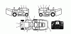 Jonsered LT2216 CM (96061019304) - Lawn & Garden Tractor (2008-01) Ricambi DECALS