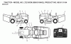 Jonsered LT2216 CM (96061019402) - Lawn & Garden Tractor (2007-05) Ricambi DECALS