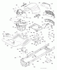 Jonsered LT2217 A (96041010304) - Lawn & Garden Tractor (2011-04) Ricambi CHASSIS ENCLOSURES