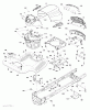 Jonsered LT2217 A (96041010307) - Lawn & Garden Tractor (2013-05) Ricambi CHASSIS ENCLOSURES