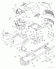 Jonsered LT2217 A (96041011302) - Lawn & Garden Tractor (2010-04) Ricambi CHASSIS ENCLOSURES