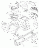 Jonsered LT2217 A (96041011303) - Lawn & Garden Tractor (2011-05) Ricambi CHASSIS ENCLOSURES