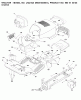 Jonsered LT2218 A (96041003501) - Lawn & Garden Tractor (2008-08) Ricambi CHASSIS ENCLOSURES