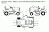 Jonsered LT2218 A (96041003600) - Lawn & Garden Tractor (2007-04) Ricambi DECALS