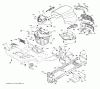 Jonsered LT2218 A (96041010504) - Lawn & Garden Tractor (2011-04) Listas de piezas de repuesto y dibujos CHASSIS ENCLOSURES