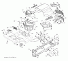 Jonsered LT2218 A (96041010504) - Lawn & Garden Tractor (2011-04) Ricambi CHASSIS ENCLOSURES