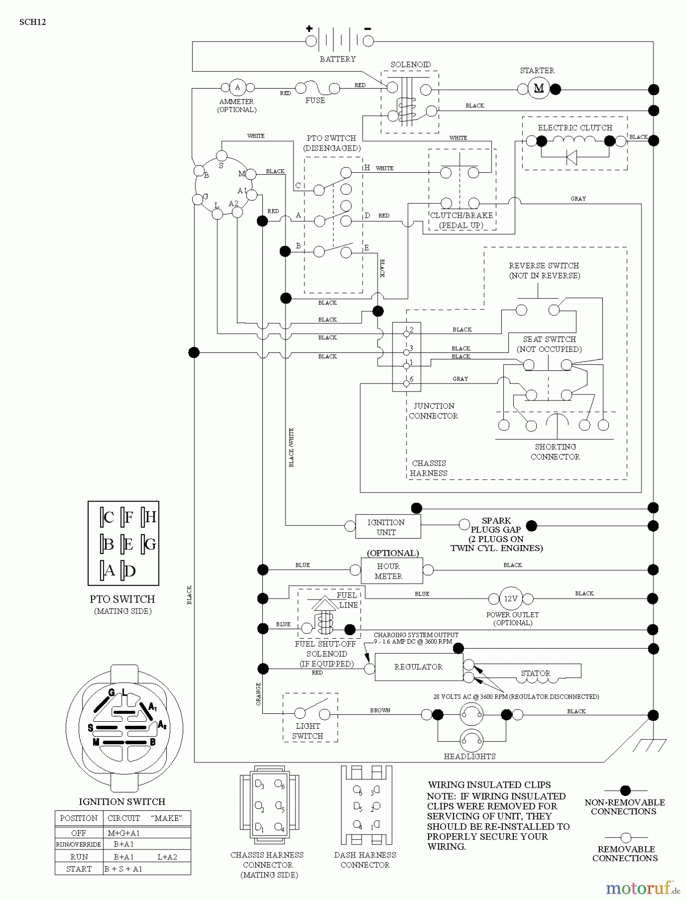  Jonsered Rasen  und Garten Traktoren LT2218 A (96041010504) - Jonsered Lawn & Garden Tractor (2011-04) SCHEMATIC