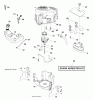 Jonsered LT2218 A2 (96041003902) - Lawn & Garden Tractor (2008-02) Ricambi ENGINE