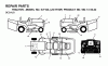 Jonsered ICT16A (JICTH16F, 954130042) - Lawn & Garden Tractor (2001-02) Ricambi DECALS