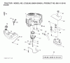 Jonsered LT2223 A2 (960410040, 96041004001) - Lawn & Garden Tractor (2007-05) Ricambi ENGINE