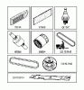 Jonsered LT2223 A2 (96041004000) - Lawn & Garden Tractor (2007-07) Ricambi FREQUENTLY USED PARTS
