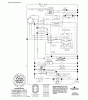 Jonsered LT2223 A2 (96041004001) - Lawn & Garden Tractor (2007-05) Ricambi SCHEMATIC