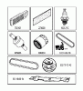 Jonsered LT2223 A2 (96041004002) - Lawn & Garden Tractor (2008-01) Ricambi FREQUENTLY USED PARTS