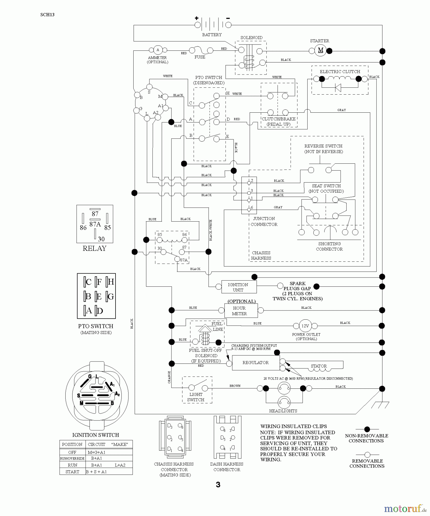  Jonsered Rasen  und Garten Traktoren LT2223 A2 (96041014700) - Jonsered Lawn & Garden Tractor (2009-04) SCHEMATIC