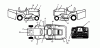 Jonsered LT2223 CMA2 (96061024200) - Lawn & Garden Tractor (2009-01) Ricambi DECALS