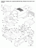 Jonsered LT2227 A2 (96041007100) - Lawn & Garden Tractor (2008-02) Ricambi CHASSIS ENCLOSURES