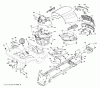 Jonsered LT2227 A2 (96041014601) - Lawn & Garden Tractor (2011-04) Ricambi CHASSIS ENCLOSURES