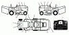 Jonsered LT2316 CM (96051000400) - Lawn & Garden Tractor (2010-12) Ricambi DECALS
