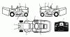 Jonsered LT2316 CM (96051000401) - Lawn & Garden Tractor (2011-08) Ricambi DECALS