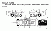 Jonsered ICT18A (JICTH18A, 954130043) - Lawn & Garden Tractor (2000-03) Ricambi DECALS
