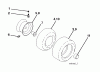 Jonsered LT2316 CM (96051002001) - Lawn & Garden Tractor (2011-07) Listas de piezas de repuesto y dibujos WHEELS TIRES