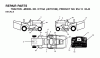 Jonsered ICT18A (JICTH18B, 954130043) - Lawn & Garden Tractor (2001-02) Ricambi DECALS