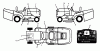 Jonsered LT2317 CMA (96051002103) - Lawn & Garden Tractor (2013-05) Ricambi DECALS