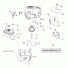 Jonsered LT2317 CMA2 (96051008101) - Lawn & Garden Tractor (2013-01) Ricambi ENGINE