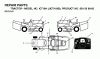 Jonsered ICT19A (JICTH19B, 954568083) - Lawn & Garden Tractor (2002-03) Ricambi DECALS