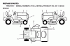 Jonsered LTH18 (J18H46C, 954130026) - Lawn & Garden Tractor (1998-12) Ricambi DECALS