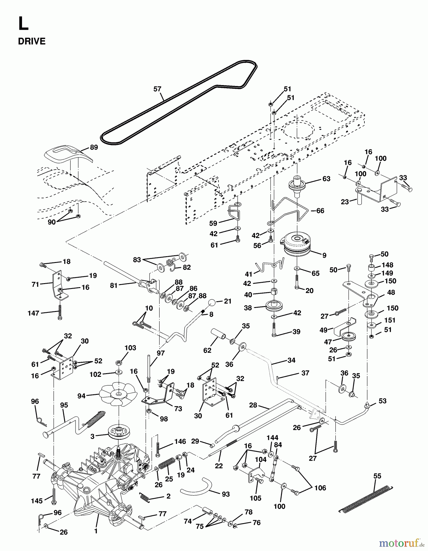 Jonsered Rasen und Garten Traktoren LTH18 - Jonsered 42