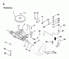 Jonsered LR11 (954130002) - 36" Lawn & Garden Tractor (1997-04) Ricambi TRANSMISSION