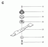 Jonsered 346 M - Walk-Behind Mower (1995-01) Listas de piezas de repuesto y dibujos CUTTING EQUIPMENT